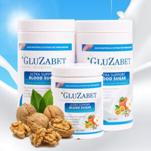 3 hop Sữa Tiểu Đường Gluzabet Powder 3can x 650gr.