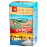5 HỘP (50 GÓI) Instant Coffee SEA SALT C & Sea CÀ PHÊ SỬA ĐÁ KEM MUỐI ĐẬM ĐÀ